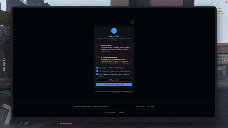 Discord Web Login